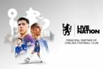 官方：娱乐公司Live Nation与切尔西达合作，成为袖标广告赞助商